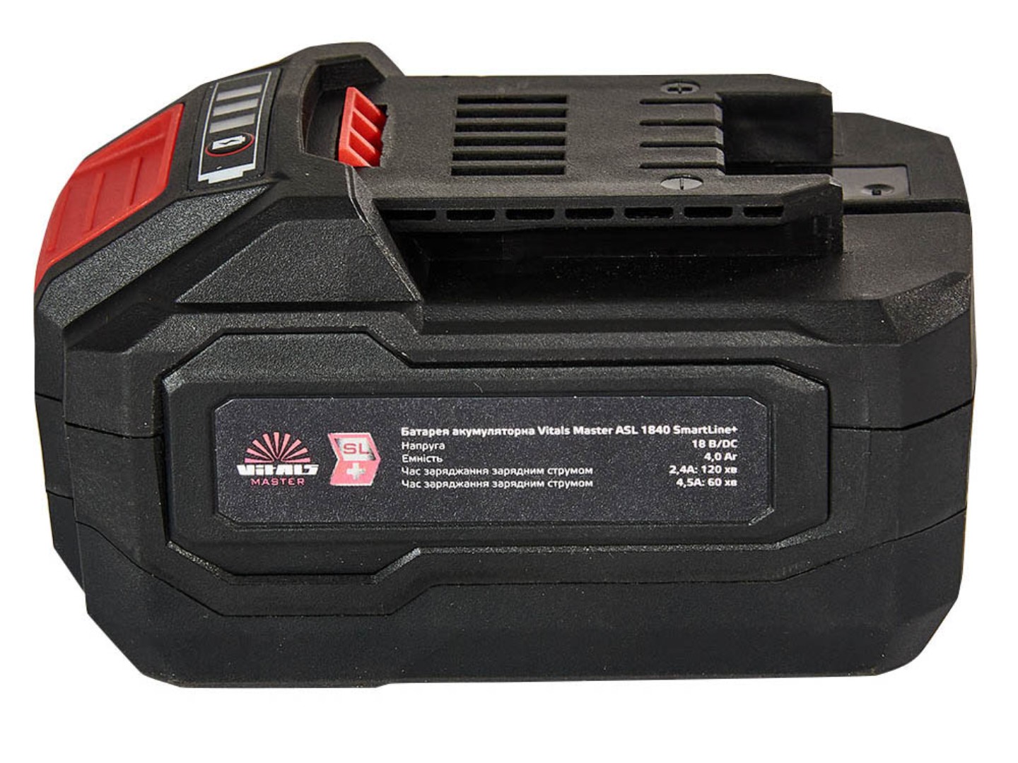 Акумулятор для електроінструментів VITALS Master ASL 1840 SmartLine+ — фото 2